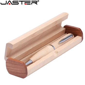 

JASTER hot selling creative Wooden fountain pen USB+BOX (free logo) USB 2.0 flash drive 4GB 8GB 16GB 32GB 64GB 128GB pendrive