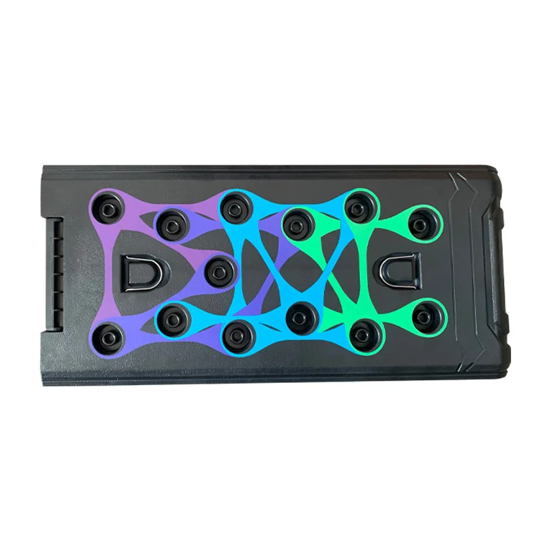 New Foldable with Rubber Bands ABS Push Ups Stands Board Frames Rack Chest Arm Home Gym Muscle Strength Exercise Bar