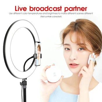

Photography LED Selfie 26CM Ring Light Dimmable Camera Phone Ring Lamp 10inch Led Lighting For Makeup Video Live Studio