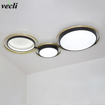 

Modern LED ceiling lights nordic living room ceiling lamp 55W led light bedroom lamp black white home decoration light fixture