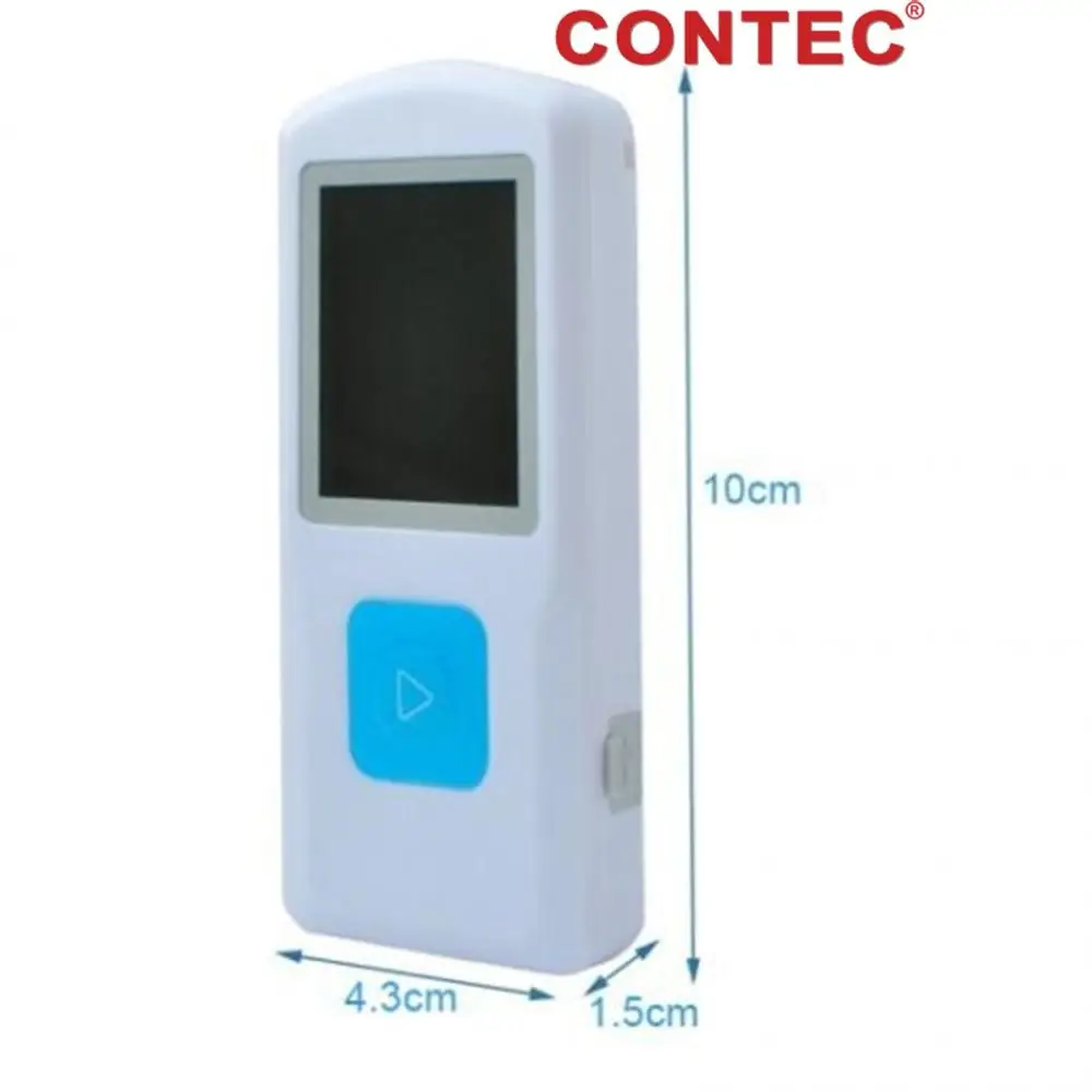 Handheld Portable ECG EKG Machine Heart Beat Monitor LCD USB Bluetooth + Free Software