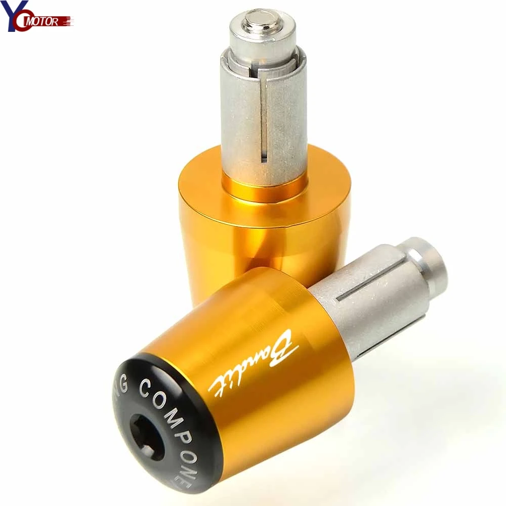 Для SUZUKI GSF 250 600 600S 650 650S 650N 1200 1250 Bandit 650S CNC алюминиевый руль мотоцикла рукоятки «Грипсы» Торцевая крышка