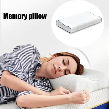 

Memory Foam Orthopedic Neck cervical pillows Slow Restitute Neck Protection Soft Cervical D80