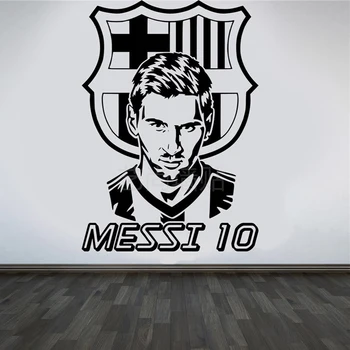 

Home decor 3d football star wall sticker for living room self adhesive bedroom messie wall decals