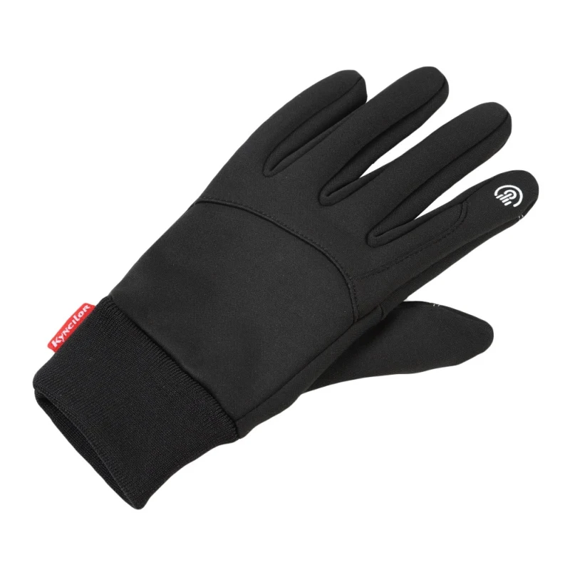 Men Women Winter Touch Screen Gloves Windproof Outdoor Warm Thicken Fleece Lining Anti-slip Skiing Cycling Motorbike Gloves