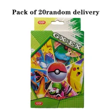 Cartes Pokemon EX GX Flash, 10 20 Pièces, Collection Album, Livraison Aléatoire, Cadeaux De Noël Pour Enfants