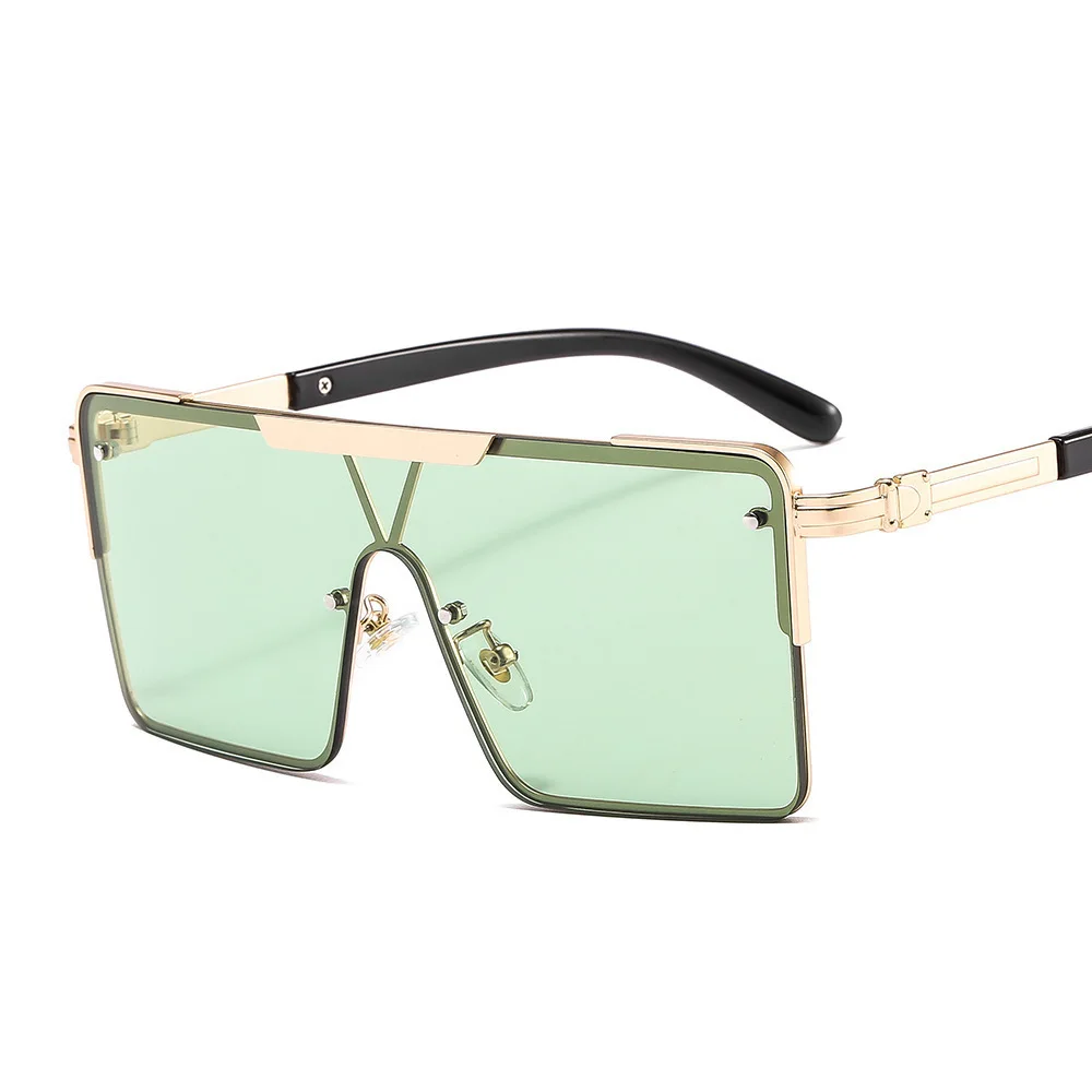

Big Sunglasses Men and Women New Fashion Metal Frame Popular Forefront Temperament Spectacles