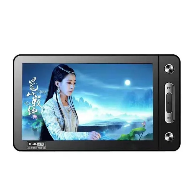 Black Портативный 5 дюймов mp4 плеер 8 Гб ТВ-выход сенсорный экран mp3 mp4 видео плеер со встроенным динамиком с 30 языков музыкальный плеер - Цвет: Black