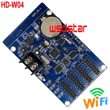 

HUIDU HD-W04 4*HUB12 512*64 (Only Support P10 Single color) P10 Single color WIFI LED display control card