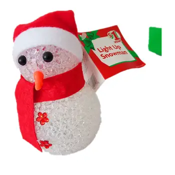 

Ground Promotion Supply of Goods Multi-color Granule Snowman Lighting Manufacturers Direct Selling Medium 6 * 10CM Special Offer