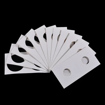 

120pcs 17.5-40mm White Cardboard Coin Holders Storage Clip Flip Paper Board Coin Collection Holder Supplies