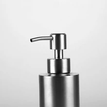 Диспенсер для мыла из нержавеющей стали, дезинфицирующее средство для рук, высокое качество, бутылка для эмульсии, приспособление для ванной комнаты, оборудование для ванной комнаты