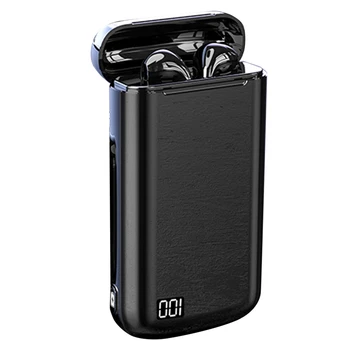 

Powerbank Bluetooth Headset Powerbank Portable Wireless Earbuds Bluetooth TWS 5.0 Headphones with Digital LED Display