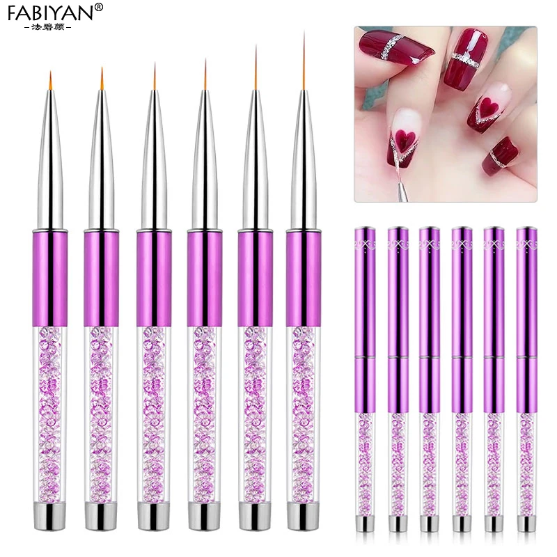 Кисть для маникюра 7/9/11 мм|nail art brush|nail design brushacrylic uv |