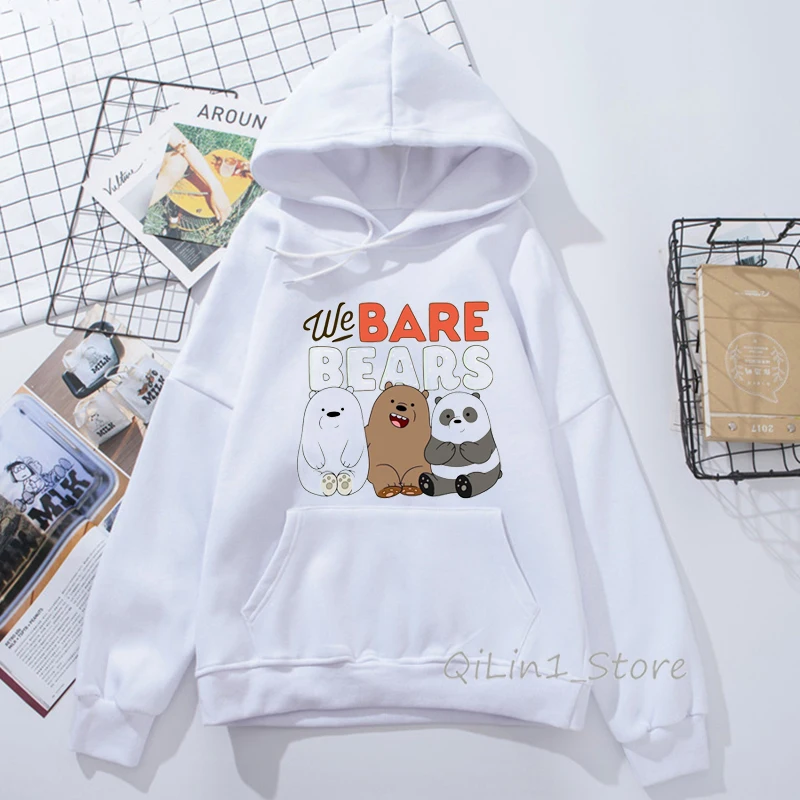 42402 M Sudadera mujer Мы Голые Медведи забавная графическая Толстовка для женщин harajuku kawaii sweat femme зима осень женская одежда tumblr унисекс - Цвет: 42402 M