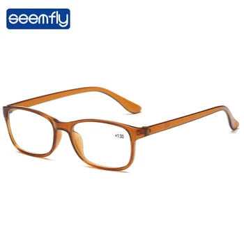 

Seemfly Reading Glasses Women Men Ultralight Resin Lenses Elderly TR90 Presbyopic Eyeglasses Diopter 1.0 1.5 2.0 2.5 3.0 3.5 4.0