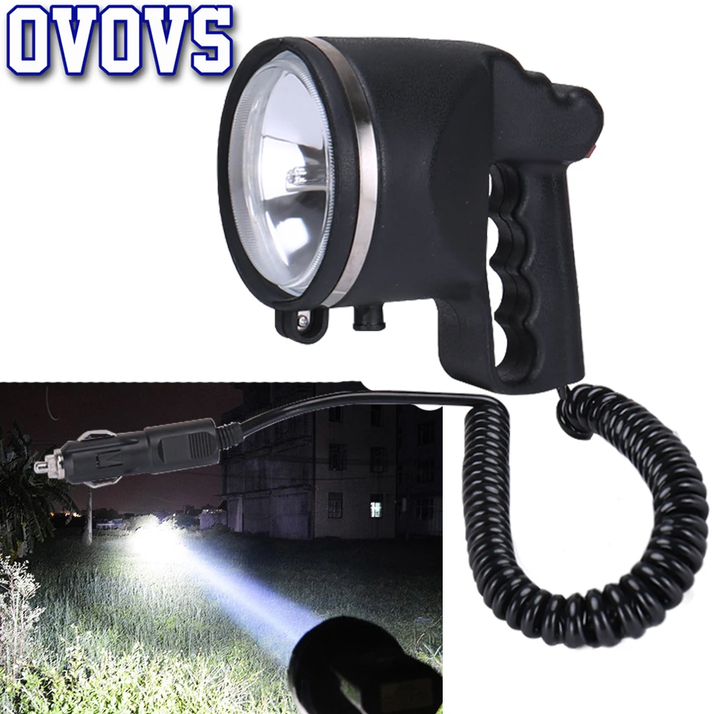 4.5 Inch 55W HID Xenon Search Light Fishing Lamp Portable Spotlight for
