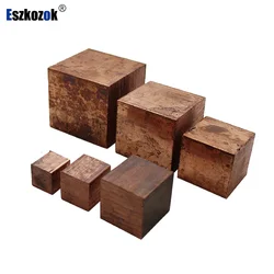 Bloc carré en cuivre massif, 10mm 12mm 15mm 20mm 25mm 30mm 35mm 40mm 45mm 50mm 55mm 60mm 