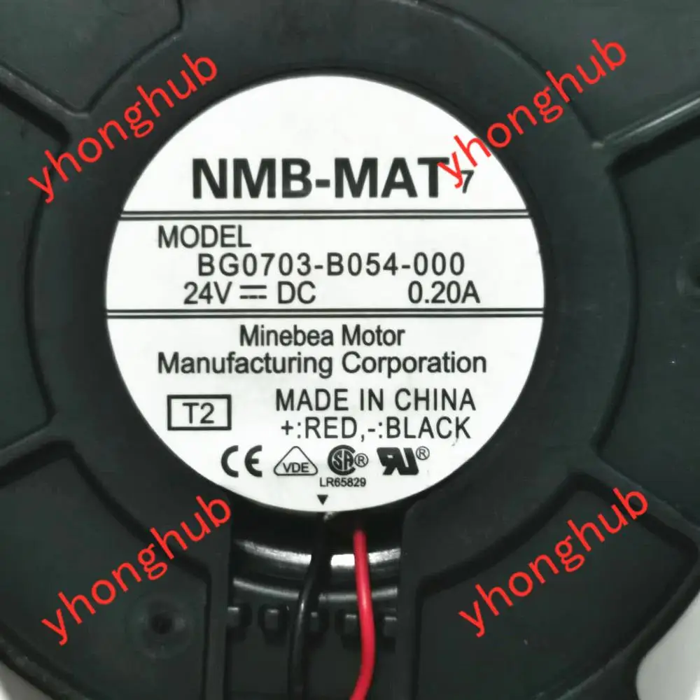 NMB MAT BG0703 B054 000 DC 24V 0.20A 75x75x30 мм 2 провод сервер вентилятор|fan dc|cooling fanserver cooling fan |