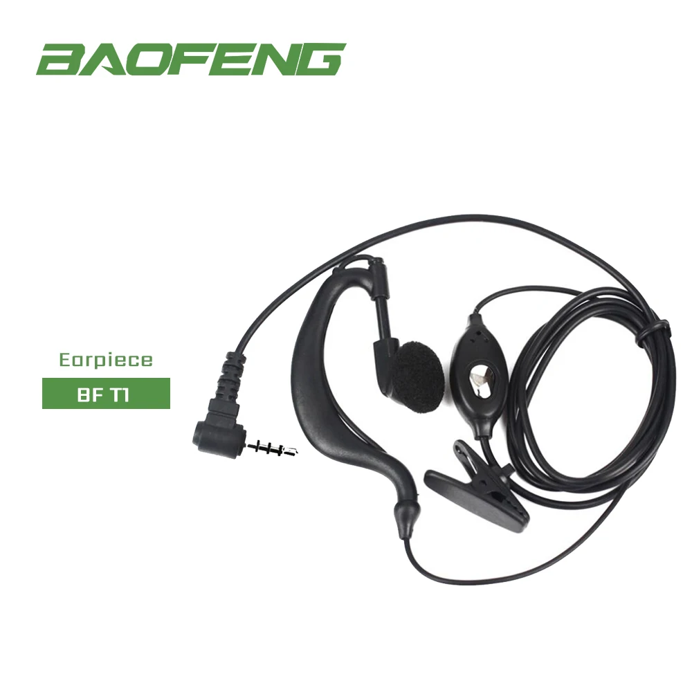 Baofeng наушники гарнитура для BF T1 Walkie Talkie UHF400-470 20CH портативный Ham FM CB радио ручной