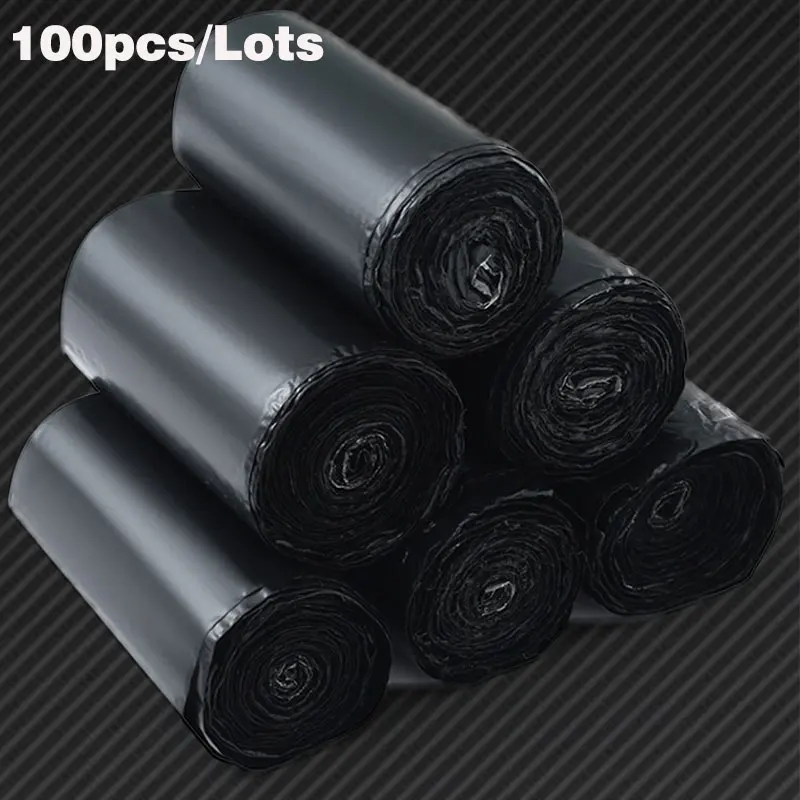 Courier-Bags Envelope Seal Plastic Pouch Black 100pcs Self-Adhesive Poly Smooth New