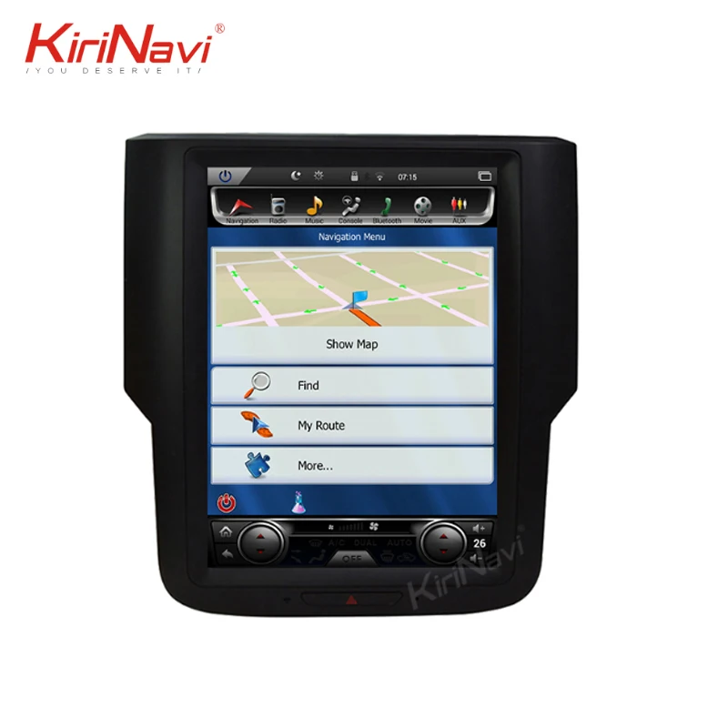 KiriNavi 10," Android 8,1 Автомагнитола для Dodge Ram автомобильный Dvd мультимедийный плеер Android авто gps навигация- Bluetooth