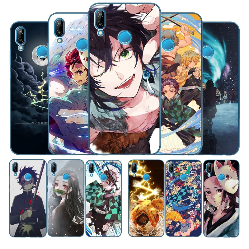 demon slayer kimetsu no yaiba Soft Silicone Phone Case For Huawei P10 P20 P30 Lite Plus Pro P smart Y5 Y6 Y7Prime Nova 3 3i | Мобильные