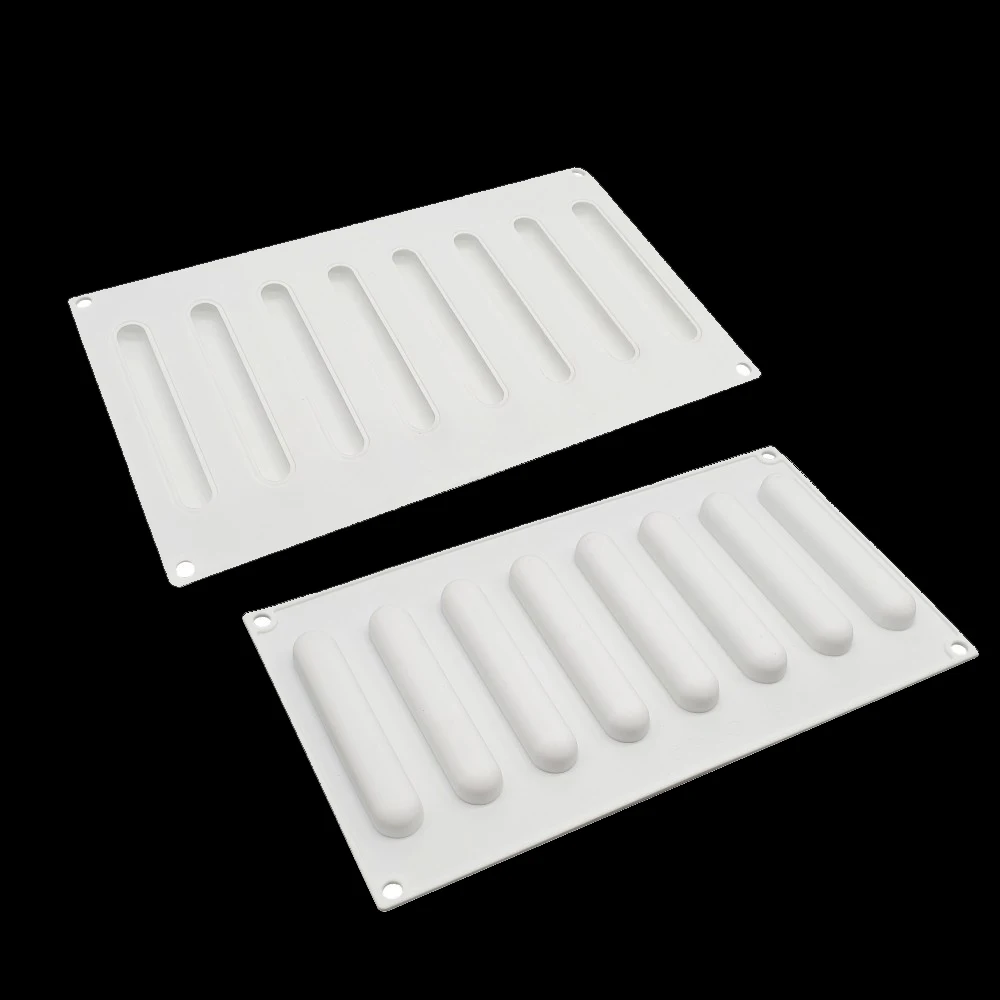 Форма для торта 8 длинный Овальный клетки мусс помадка силиконовая форма ремесло шоколад мастика форма для выпечки инструменты для украшения