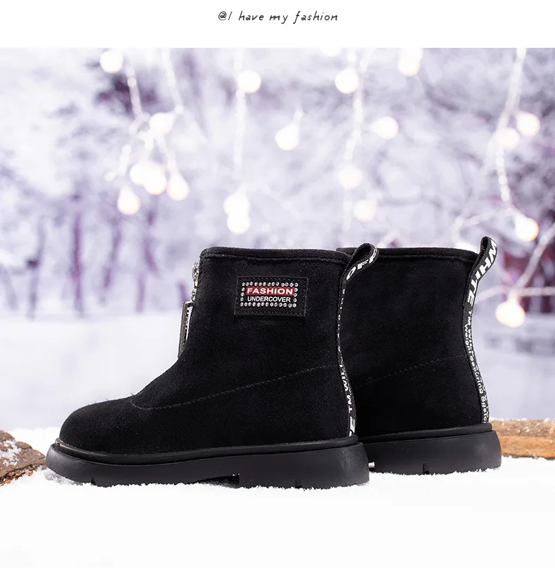 Dolakids/Новинка; зимние Ботинки Martin; кожаные ботинки для девочек; модные детские зимние ботинки; детская спортивная обувь; нескользящая повседневная обувь