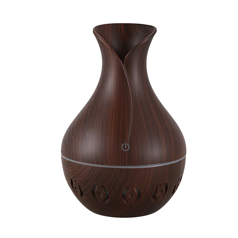 

Air Humidifier Usb Aroma Diffuser Mini Wood Ultrasonic Atomizer Aromatherapy Essential Oil Diffuser for Home Office Deep Wood Gr