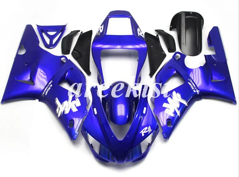 4 подарки ABS полный обтекатель комплект подходит для YAMAHA YZF-R1 R1 1998 1999 98 99 Кузов Набор черный