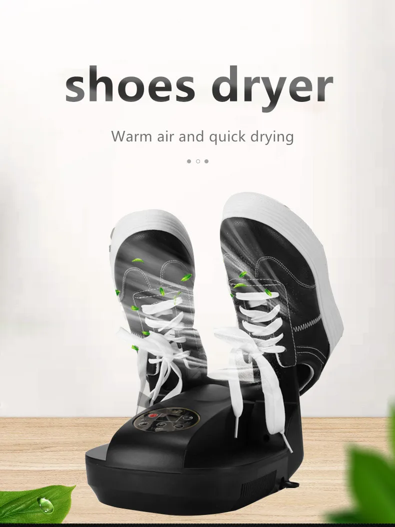 thumbnail image 2 of 2-Pack Telescopic Shoe Dryers - Electric Boot & Shoe Drying Machine For Rainy Days With 360° Heat (White) 2 of 3