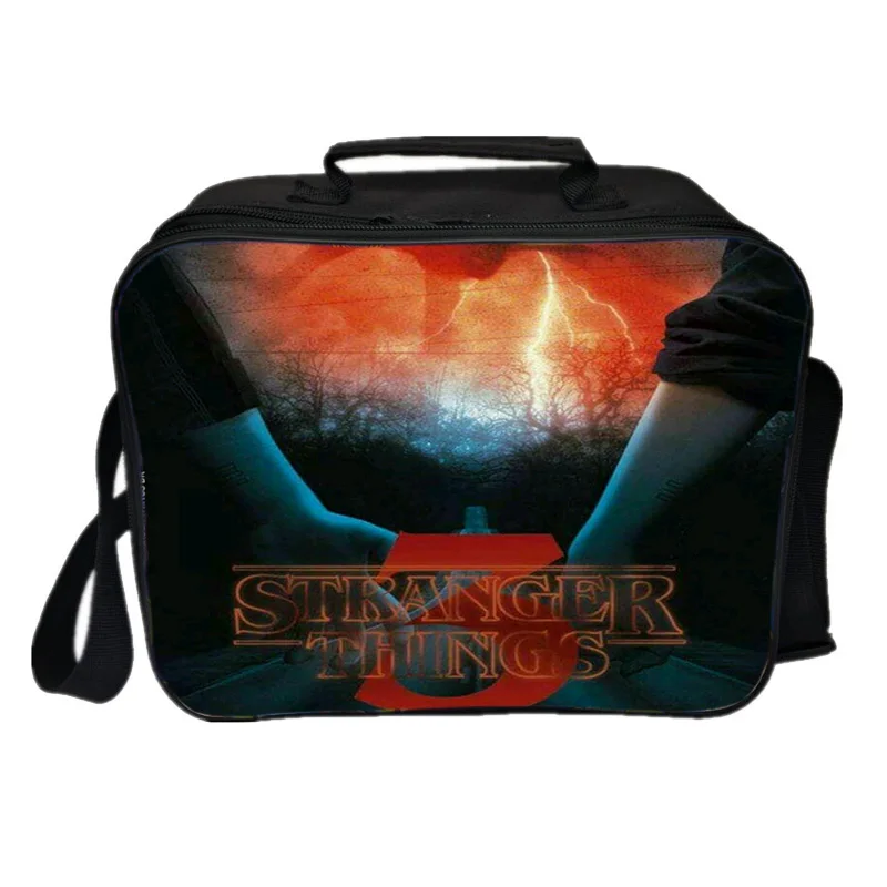 Очень странные дела 3 3 шт./компл. рюкзак+ lunchBag+ Карандаш Чехол Рюкзак Back to School, подарок для мальчиков и девочек USB зарядка - Цвет: 15