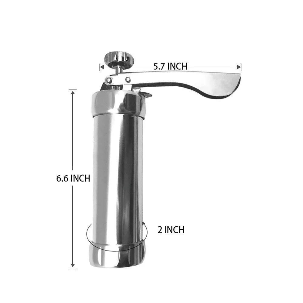 Biscuit Maker Cookies Press Cake Decorator Pump Machine Kit Icing Syringe Nozzles Cookie Mould Molds Kitchen Baking Tools Set F1