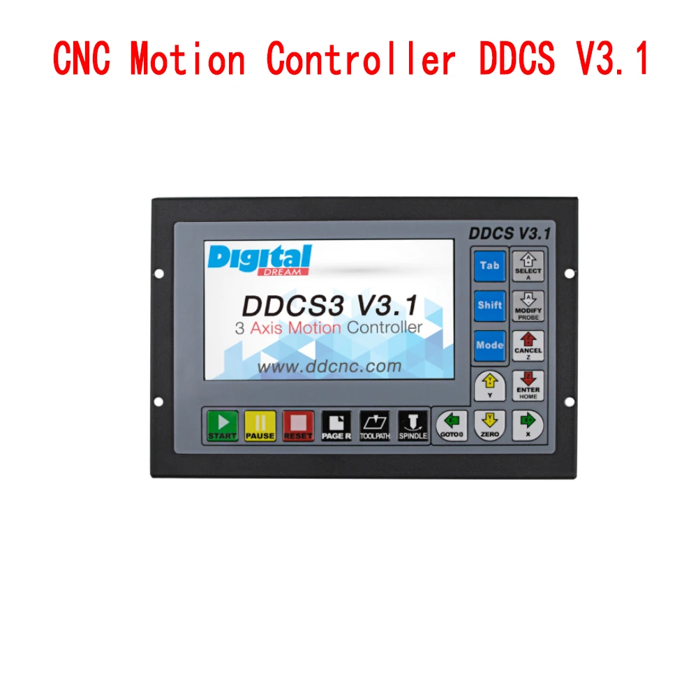 4 Axis 3.1 Motion CNC Controller Offline G code stand-alone+Handwheel MPG+E-Stop