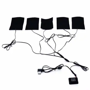 

5V Carbon Fiber Heating Pad Hand Warmer USB Heating Film Electric Winter Infrared Fever Heat Mat