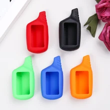 1Pcs Car Key Cover LCD Silicone Case For Starline B9/B91/B6/B61/A91/A61/V7 LCD Keychain Car Remote 2 Way Alarm