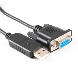 Adaptador de puerto Serie USB a DB9 hembra RS232 IOIOI, Cable convertidor compatible con Win7/8/10