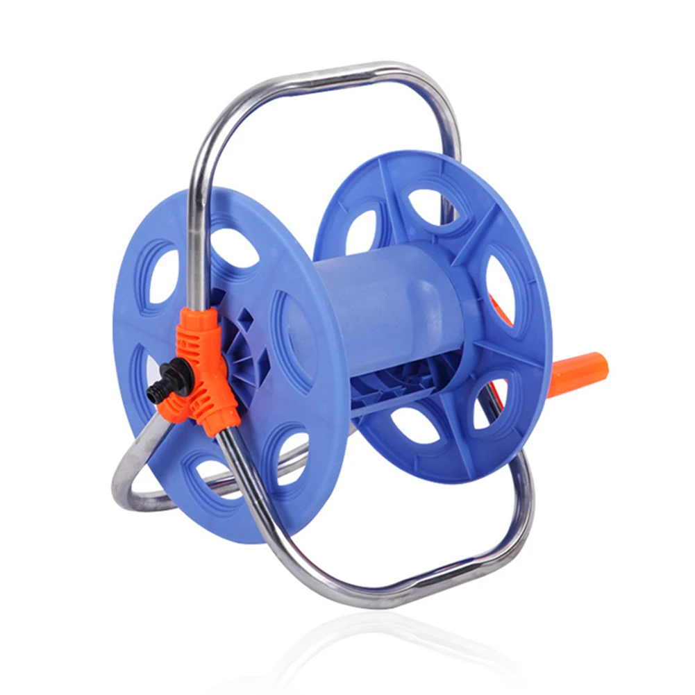 

Water Hose Reel Rust Resistant Stainless Steel Handle Portable Space Saving Tool Store Hose Hot Sale Hose Reels