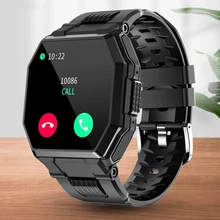 

2021 Luxury Military Sport Smart Watch Men Full Screen Touch Blood Pressure Heart Rate Monitor Bluetooth Call Smartwatch Men's