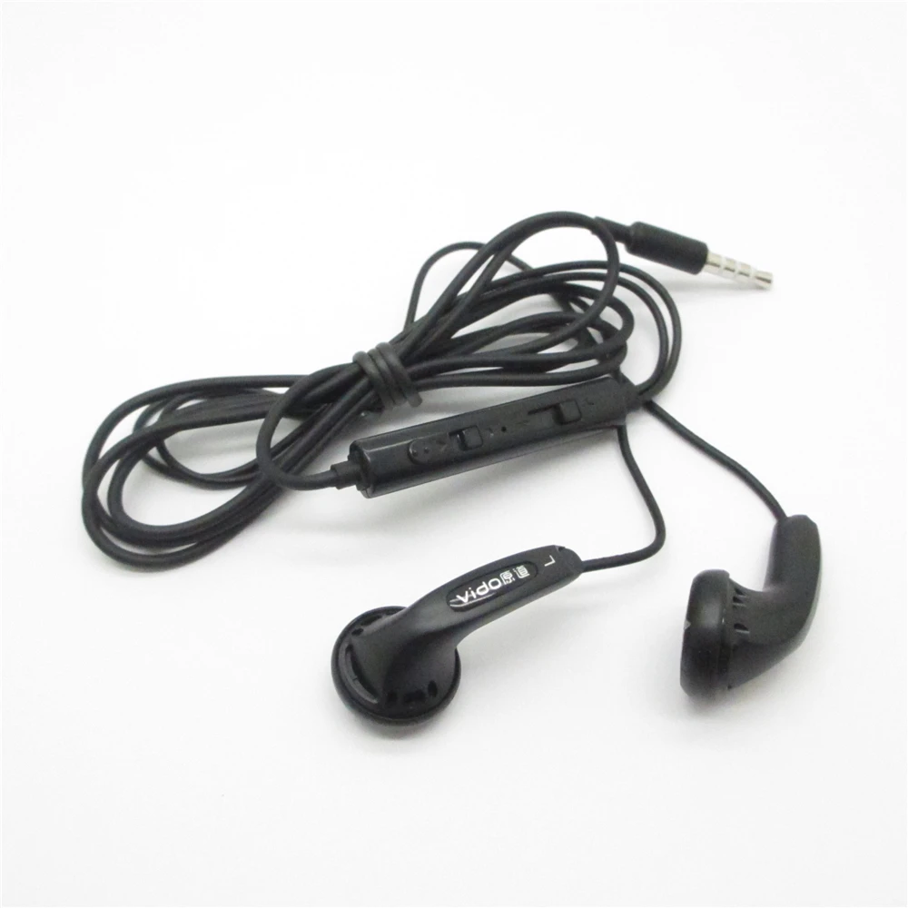 Black With Mic DIY vido наушники динамический бас с плоской головкой штекер HIFI в ухо наушники MX500 наушники с микрофоном - Цвет: Black With Mic