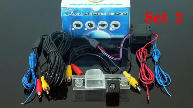 Резервная камера для Chevy Chevrolet Tosca Epica Evanda 2004 2005 2006 2007 2008 2009 2010 2011/HD камера заднего вида с функцией ночного видения для Daewoo Magnus Tosca Evanda V200 V250 - Название цвета: Set 2