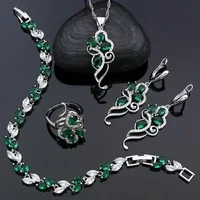 Green-Stones-925-Sterling-Silver-Bridal-Jewelry-Sets-For-Women-Earrings-Pendant-Ring-Bracelet-Necklace-Kit.jpg_200x200