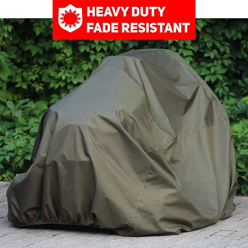 

Garden Outdoor Drag Mower 210D Oxford Cloth Cover Waterproof Dust-Proof Protective Cover Storage Cover