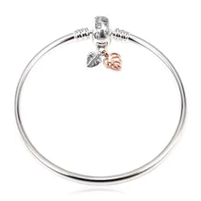 Подлинный 925 пробы серебряный браслет Moments Crown O& Snake браслет цепочка подходит для женщин шарик шарм Diy ювелирные изделия