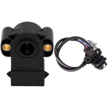 

1 Pcs Throttle Sensor Car Throttle Position Sensor Tps & 1 Pcs J5T26371 Engine Crank Shaft Pulley Sensor