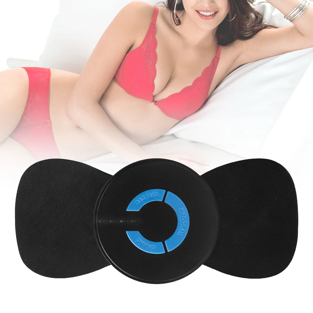 Electric Breast Enhancement Massager Pad Locker for Sports