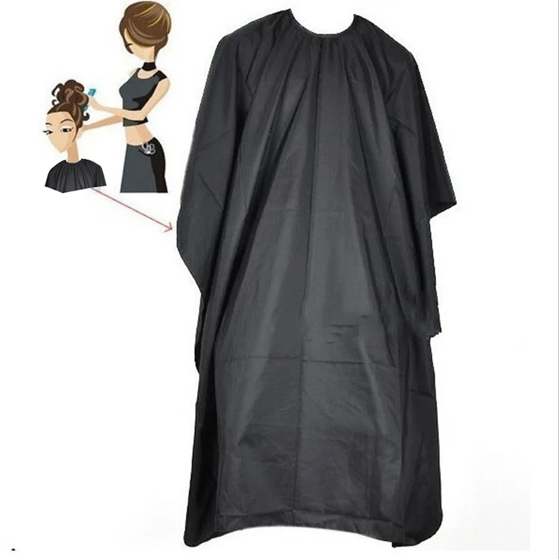 Capa de peluquería para adultos, capa para corte de ropa de peluquero Unisex, capa vestido impermeable, delantal de peluquería, 1 ud.