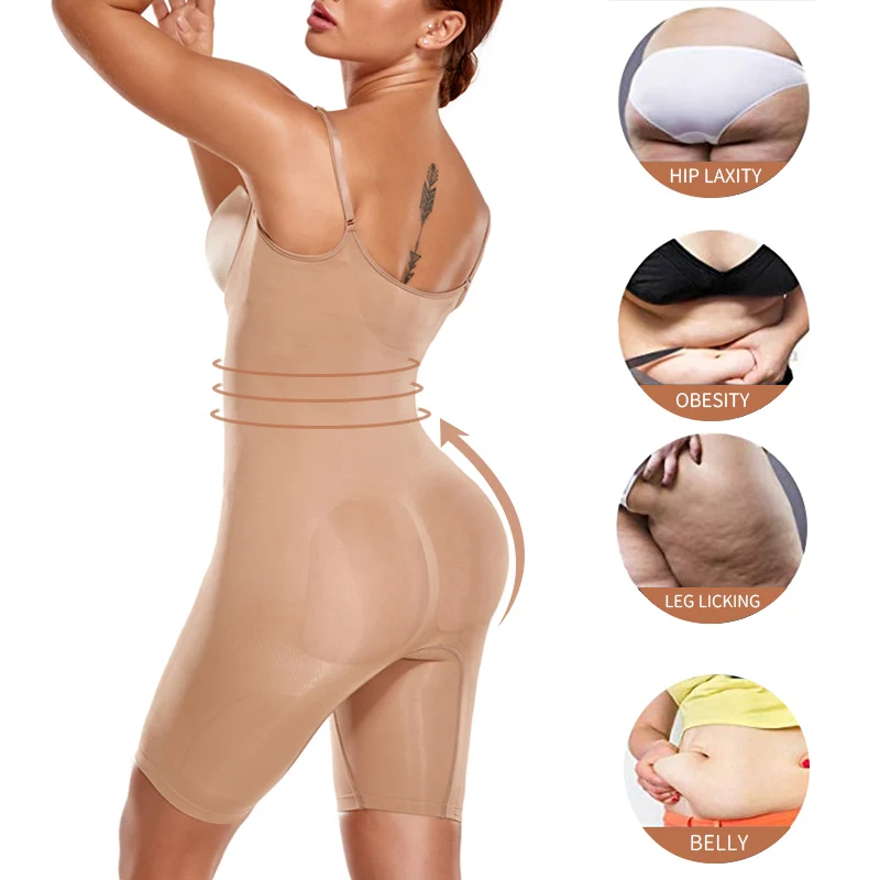 Women Seamless Bodysuit Shapewear Full Body Shaper Tummy Control Slimming  Sheath Abdomen Reduce Corset Butt Lifter Thigh Slimmer - Shapers -  AliExpress