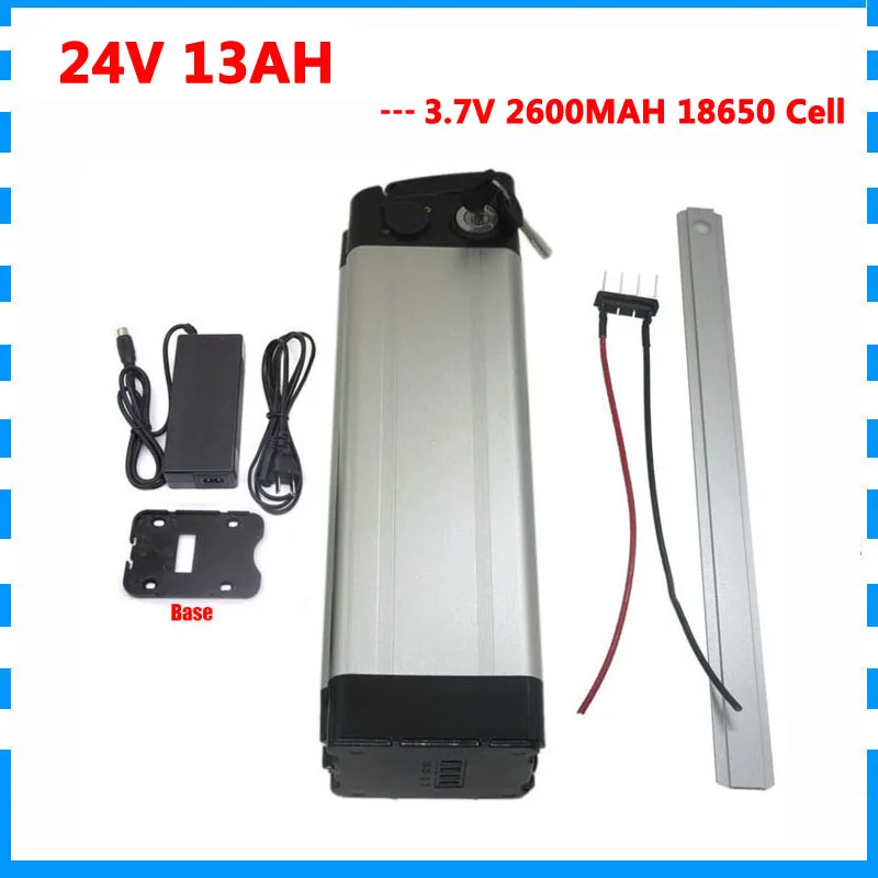 24 V 13AH Серебряная батарея Silver Fish 24 V 13ah литий-ионные аккумуляторы для 15A BMS с 29,4 V 2A Зарядное Устройство таможенный сбор
